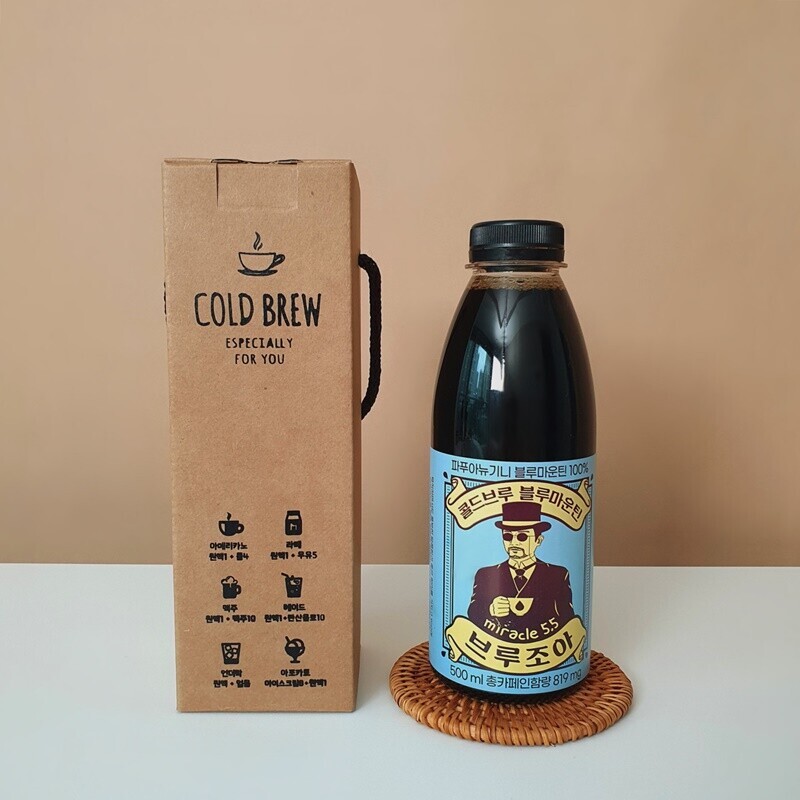 미라클5.5,[미라클5.5 ]브루조아 블루마운틴 콜드브루 더치커피 원액500ml×1병
