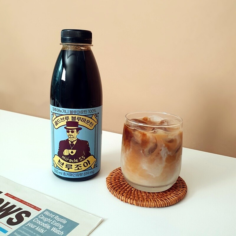미라클5.5,[미라클5.5 ]브루조아 블루마운틴 콜드브루 더치커피 원액500ml×1병