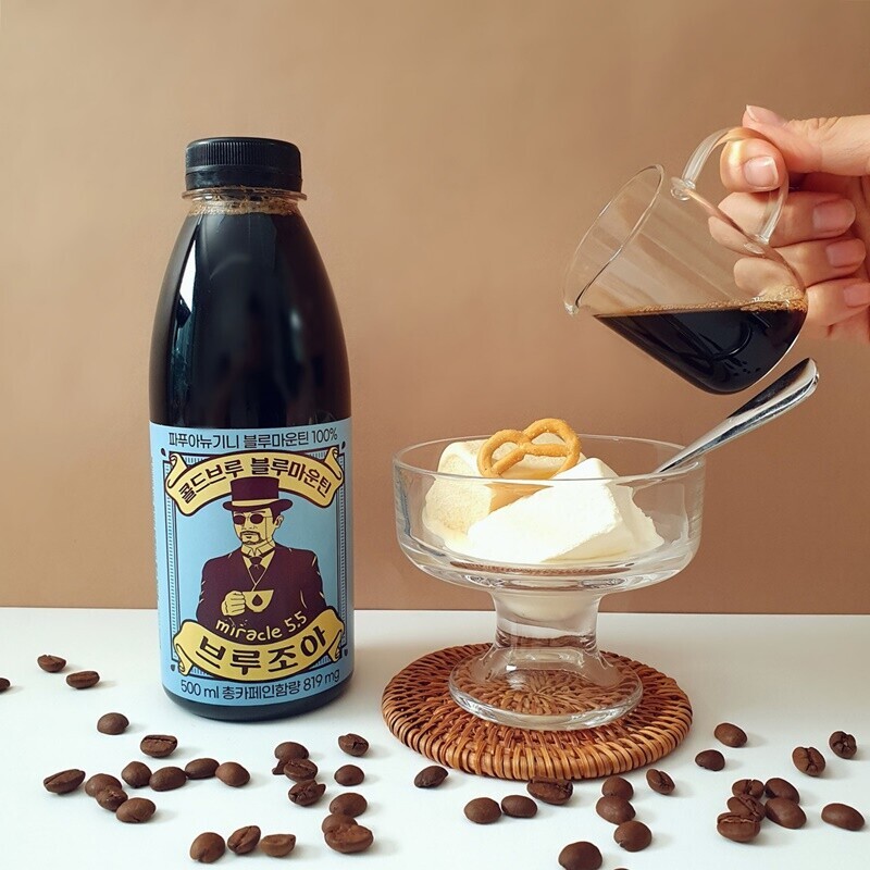 미라클5.5,[미라클5.5 ]브루조아 블루마운틴 콜드브루 더치커피 원액500ml×3병