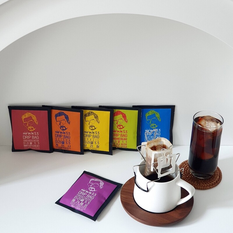 미라클5.5,[미라클5.5 ]한달커피 6종 드립백커피 선물세트(30개입)