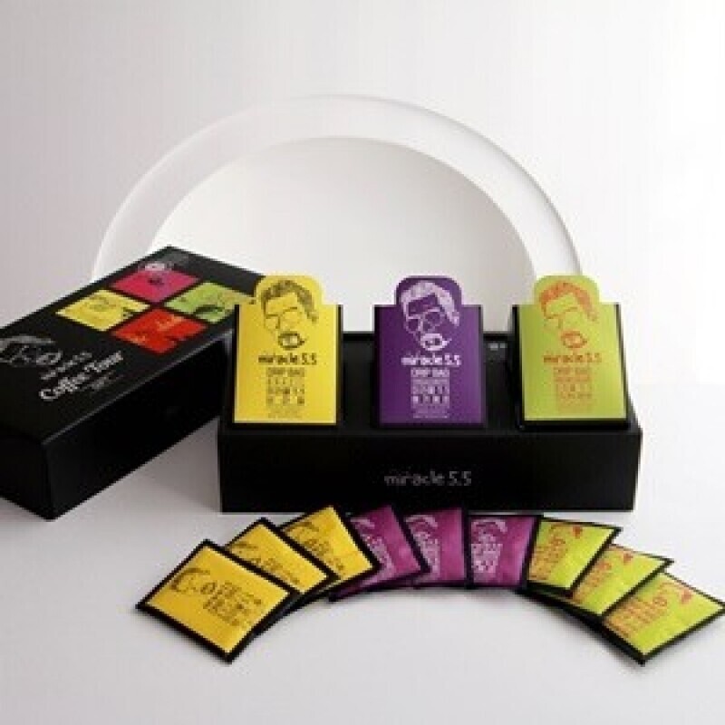 미라클5.5,[미라클5.5 ]대륙별 드립백커피 선물세트 (108g 3box)